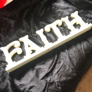 FAITH sign for a wedding or home decor